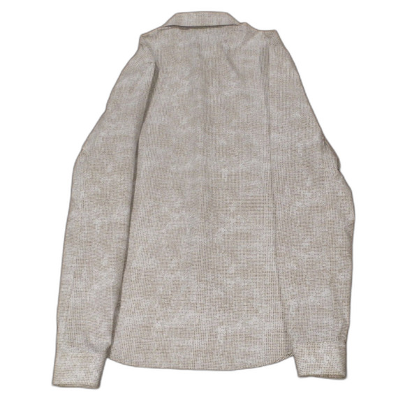 Lululemon Athletica Long Sleeve Button Down Khaki Brown Shirt Men's Size Medium - Picture 2 of 4